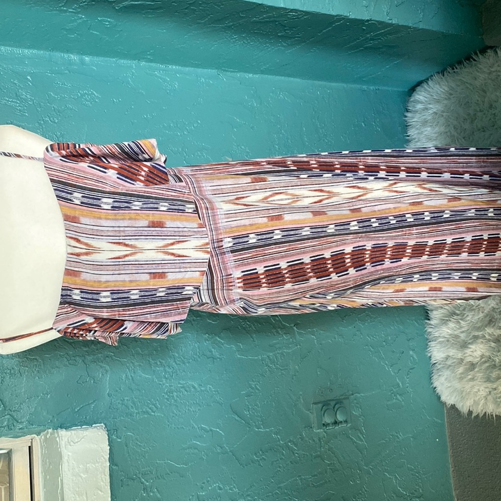 Tart, Size Medium, Off the shoulder, Summer Dress, Multi colored, modern